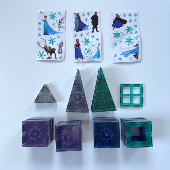 Other - Frozen Themed Magnetic Tiles and Stickers